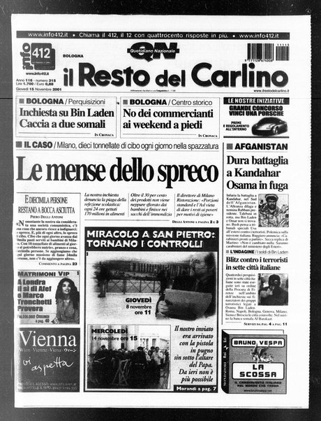 Il Resto del Carlino : giornale dell'Emilia